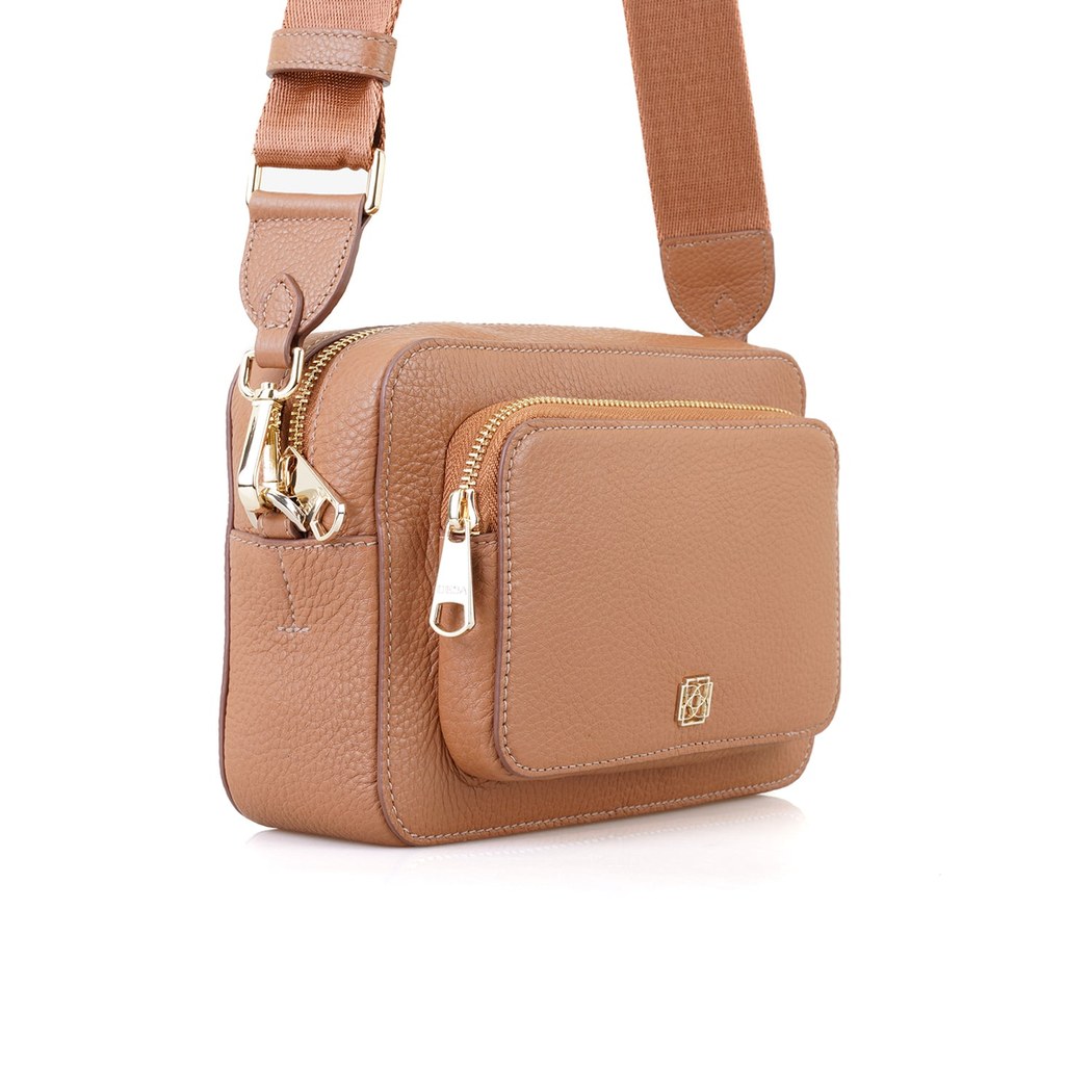 Bingo Kahve Kadın Deri Omuz Çantası