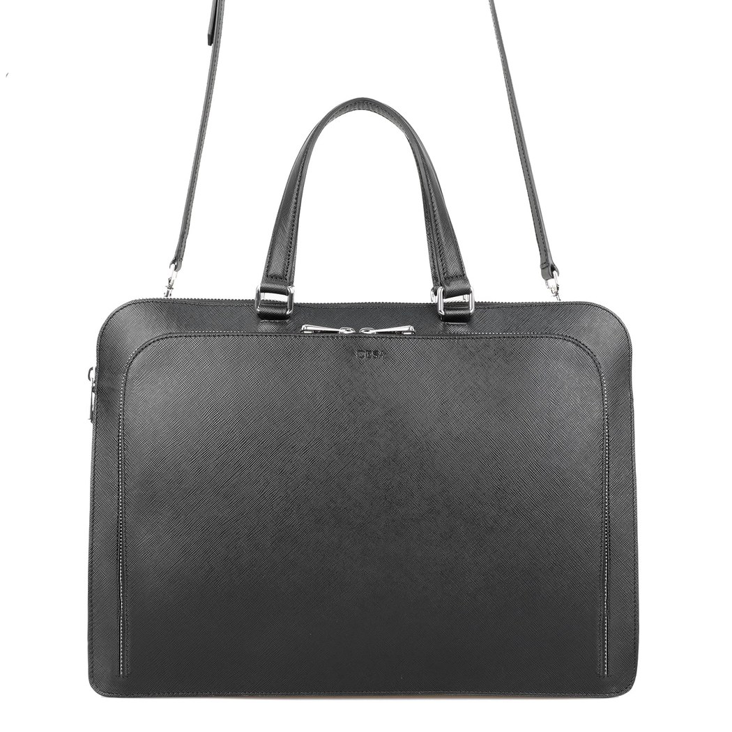 Birdie Siyah Deri Laptop Çantası