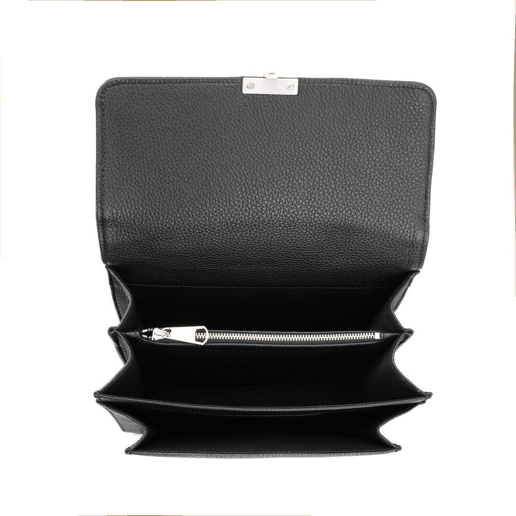 Bitten Siyah Erkek Deri Evrak Çantası