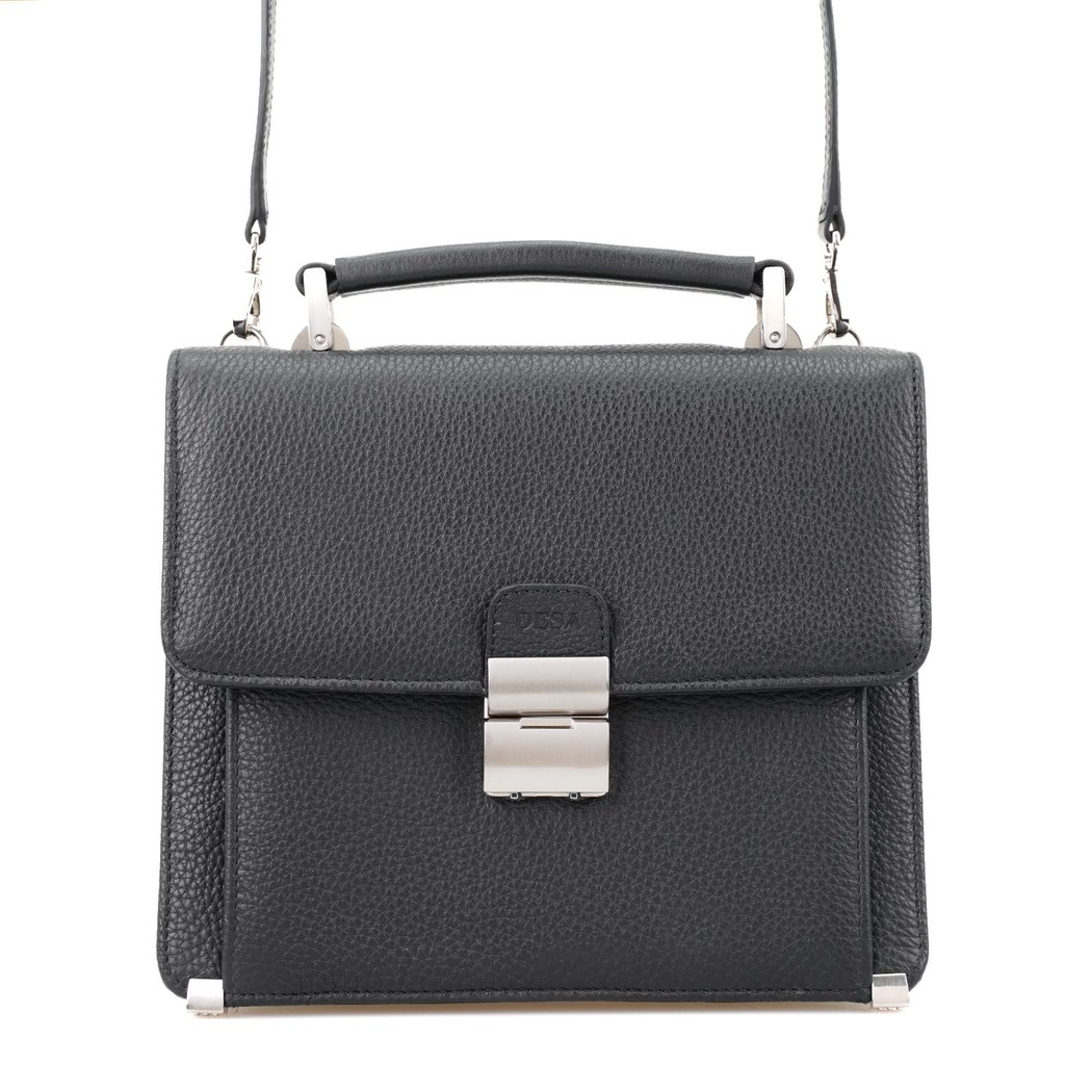 Bitten Siyah Erkek Deri Evrak Çantası