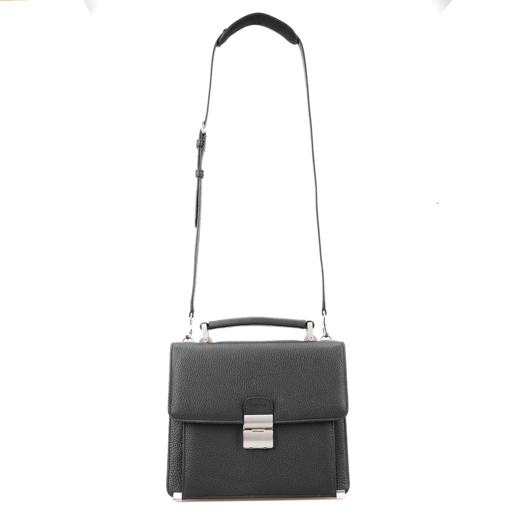 Bitten Siyah Erkek Deri Evrak Çantası