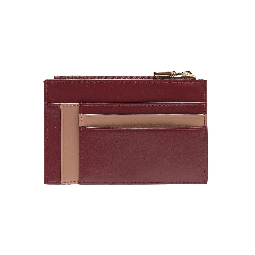 Bordo Adore Kadın Deri Kartlık