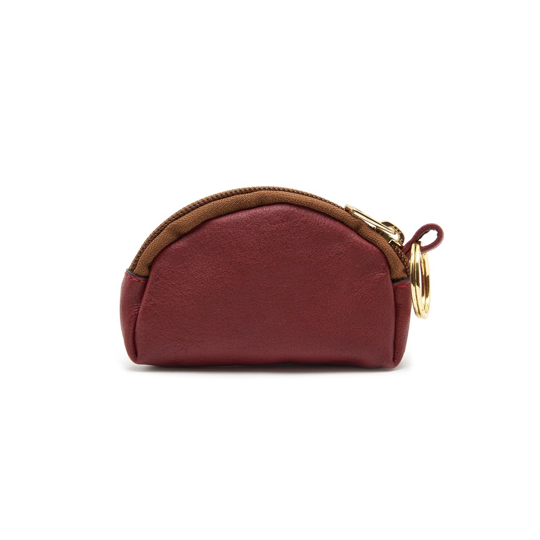 Bordo Kadın Deri Bozuk Para Cüzdanı