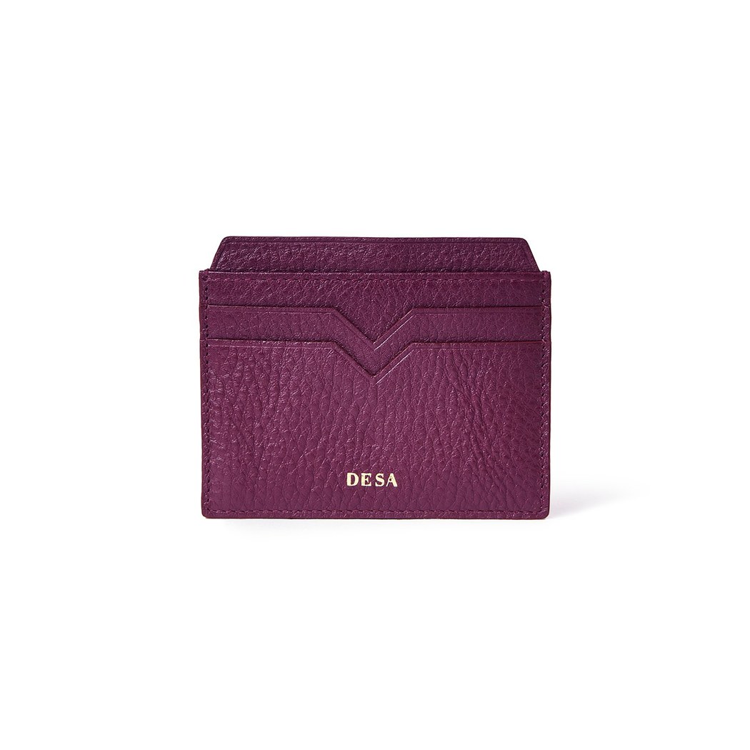 Bordo Kadın Deri Kartlık