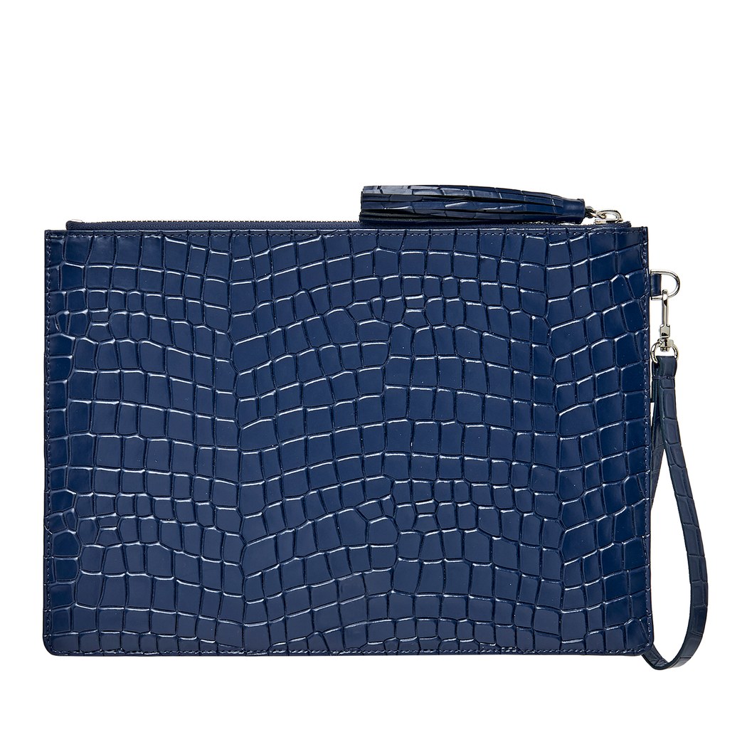 Bouleau Kadın Kroko Baskılı Deri Portföy Çanta
