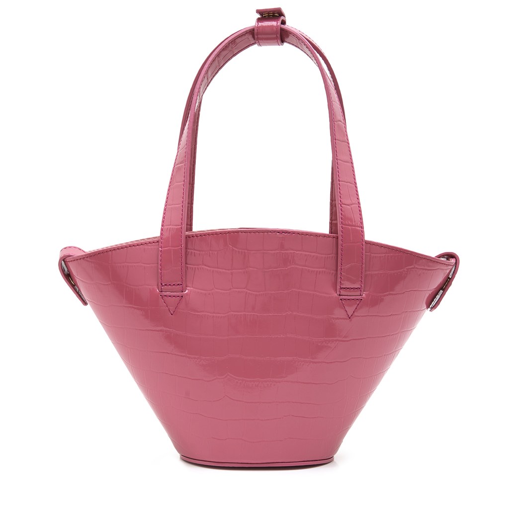 Brenda Fuşya Kadın Deri Alışveriş Çantası 