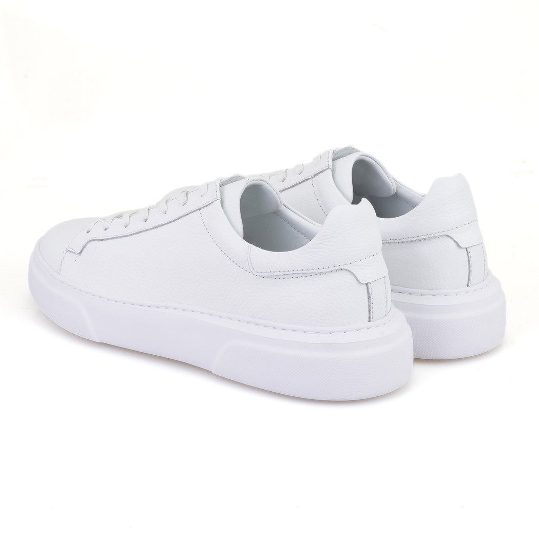 Brendon Beyaz Erkek Deri Günlük Ayakkabı