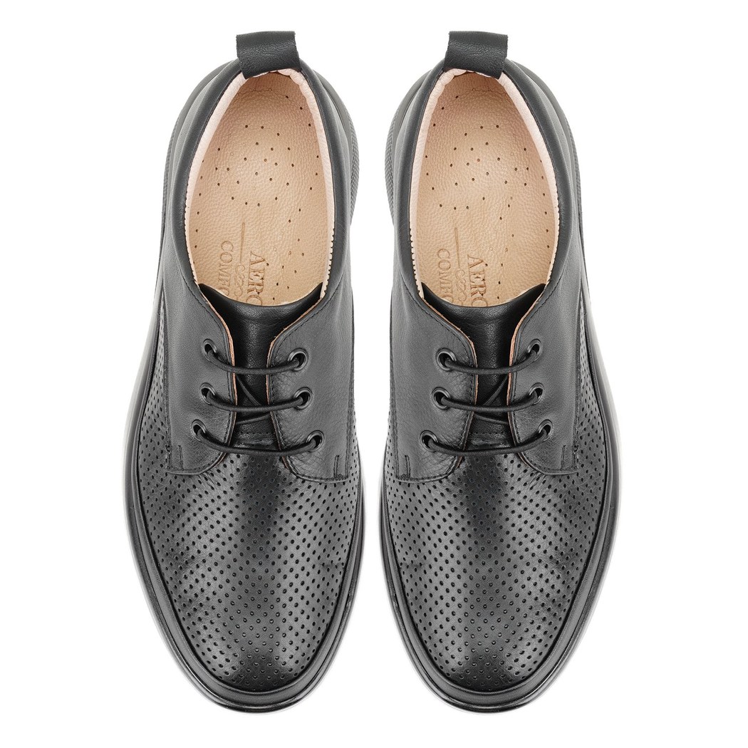 Brenna Siyah Kadın Deri Günlük Ayakkabı