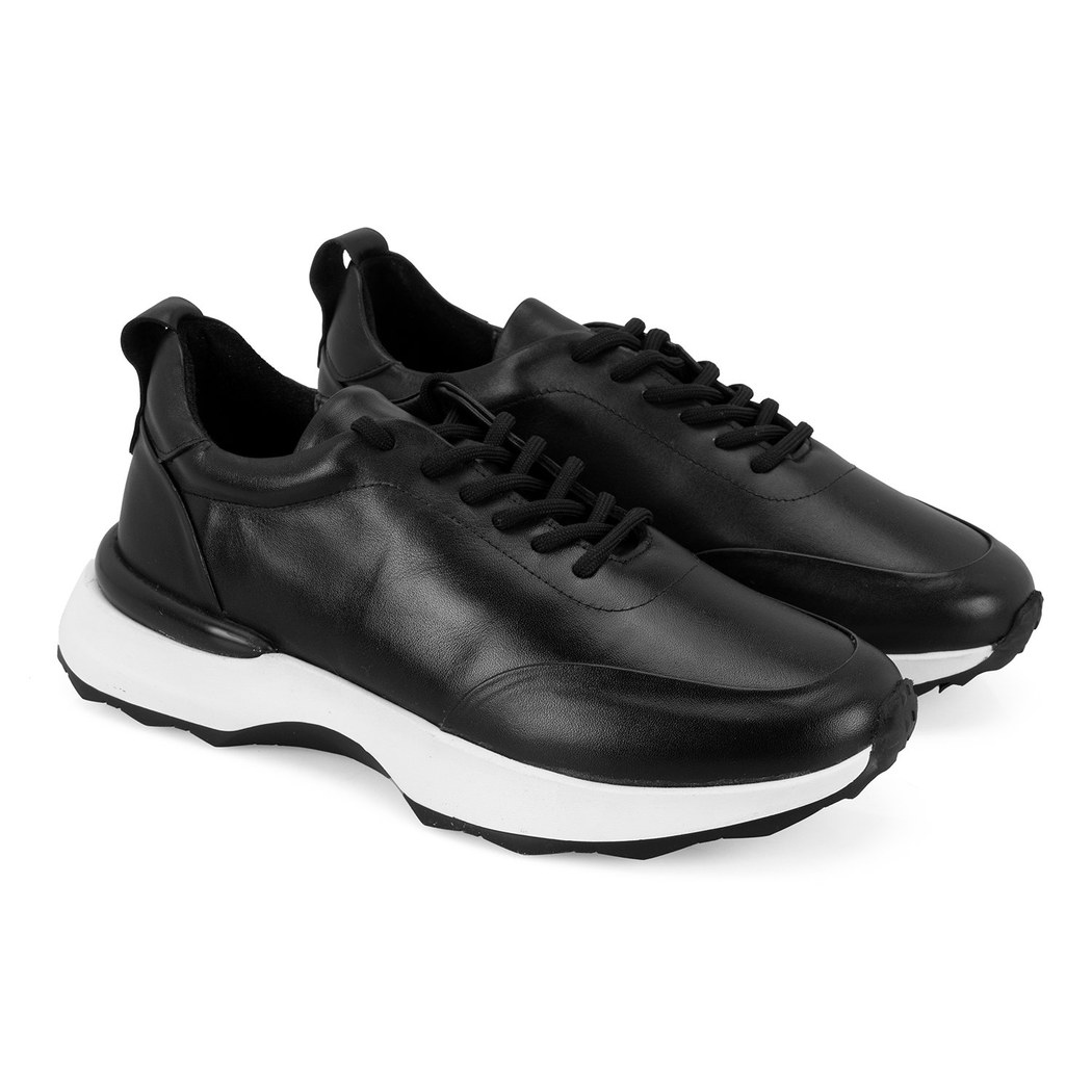 Bria Siyah Erkek Deri Spor Ayakkabı