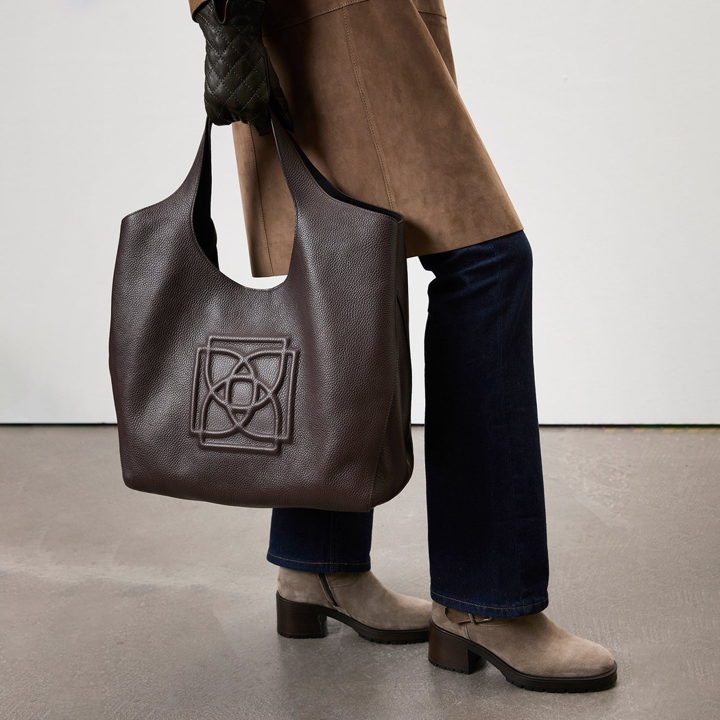 Brices Kemer Aksesuarlı Vizon Kadın Topuklu Süet Bot