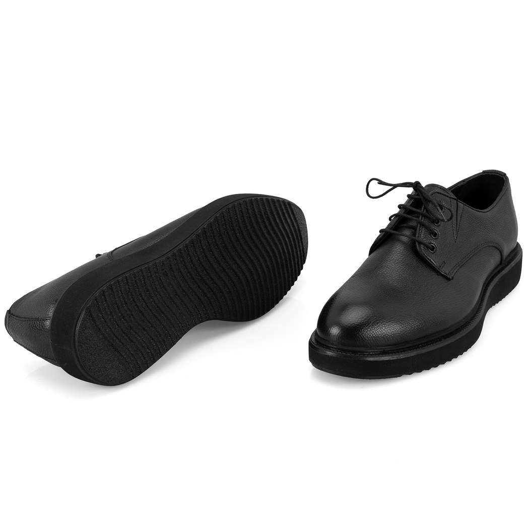 Brodie Siyah Erkek Deri Günlük Ayakkabı