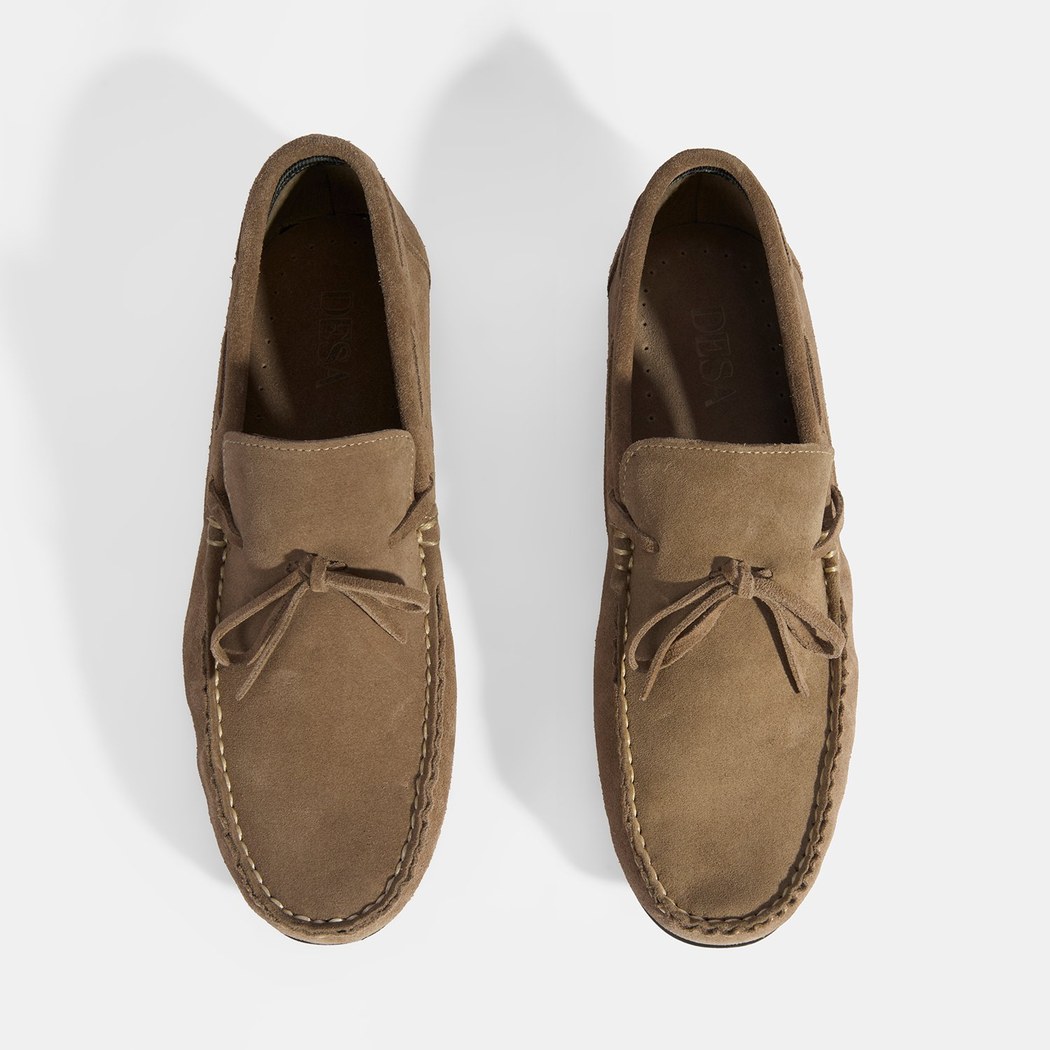 Calandra Kum Erkek Bağcık Detaylı Slip-On Süet Loafer