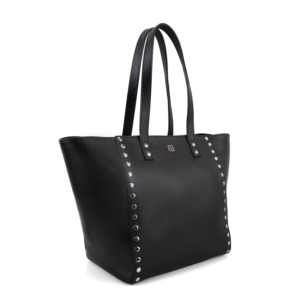 Camille Siyah Kadın Deri Omuz Çantası