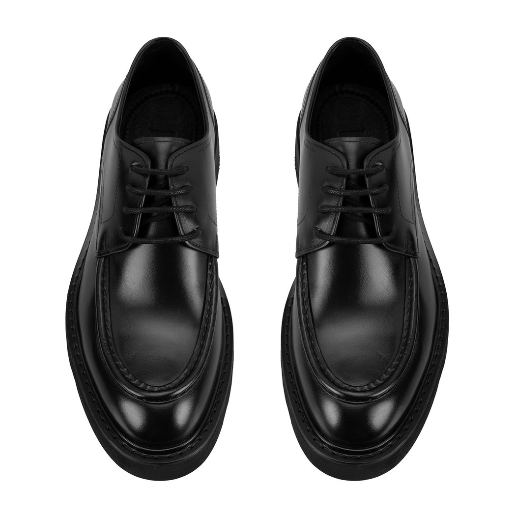 Camron Siyah Erkek Deri Günlük Ayakkabı