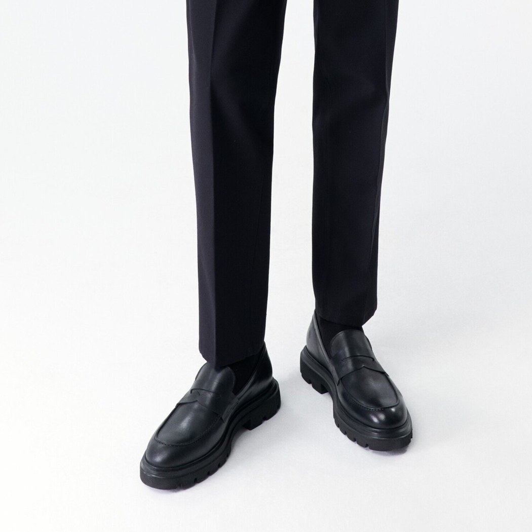 Candra Siyah Erkek Deri Günlük Ayakkabı