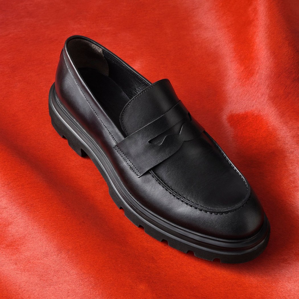 Candra Siyah Erkek Deri Günlük Ayakkabı