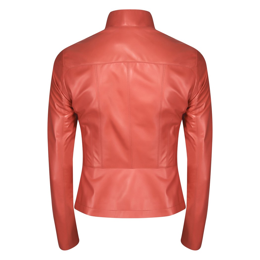 Carel Kırmızı Kadın Deri Ceket