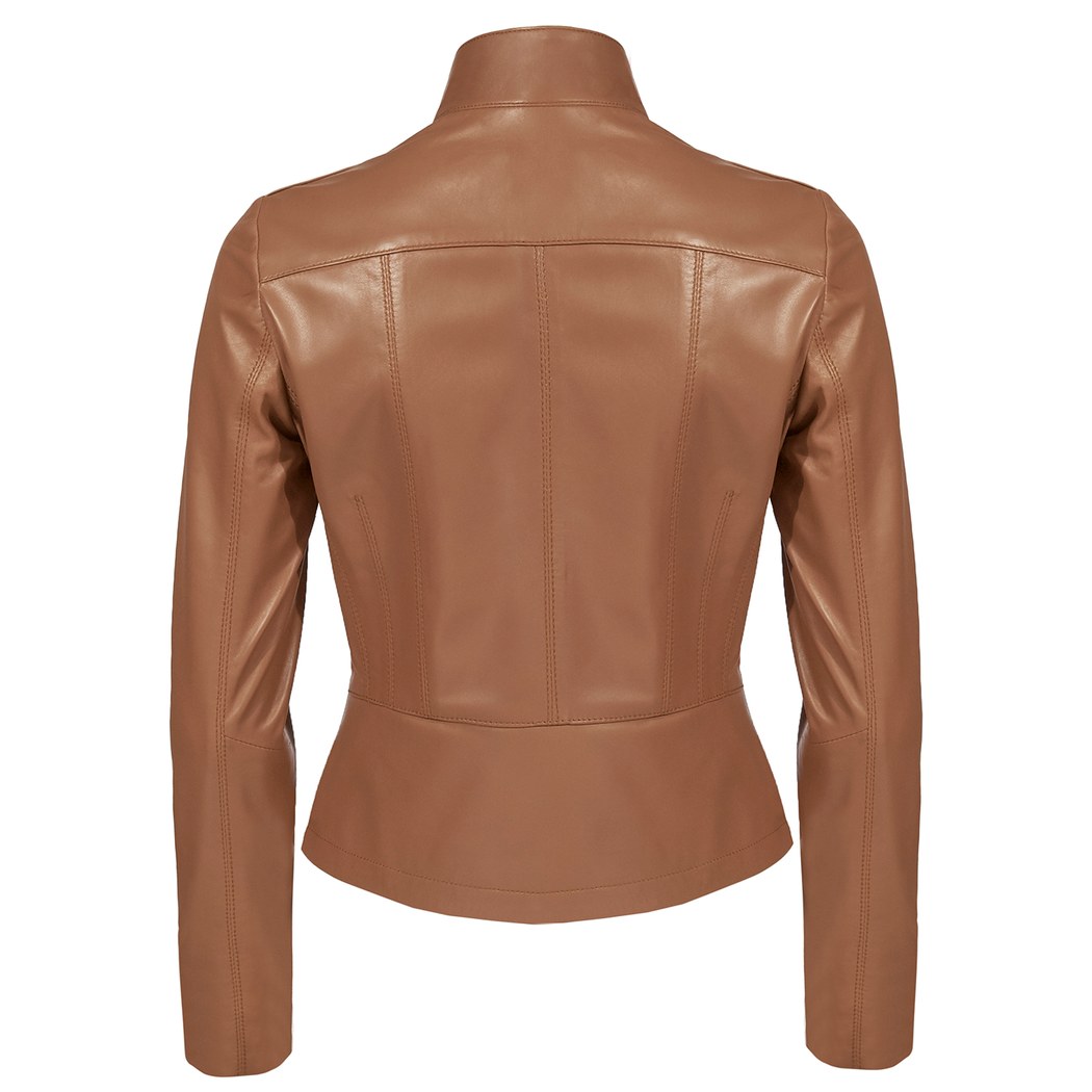 Carel Taba Kadın Deri Ceket