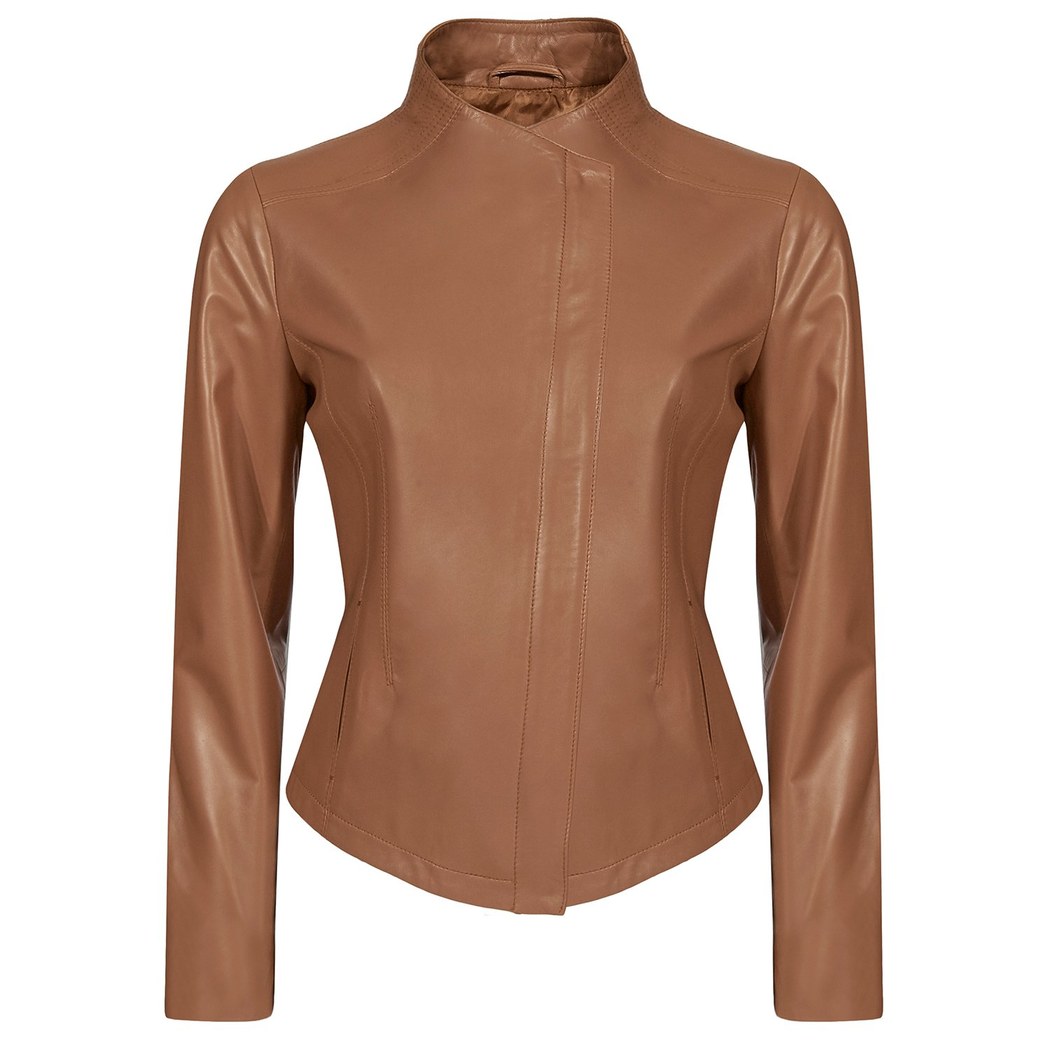 Carel Taba Kadın Deri Ceket