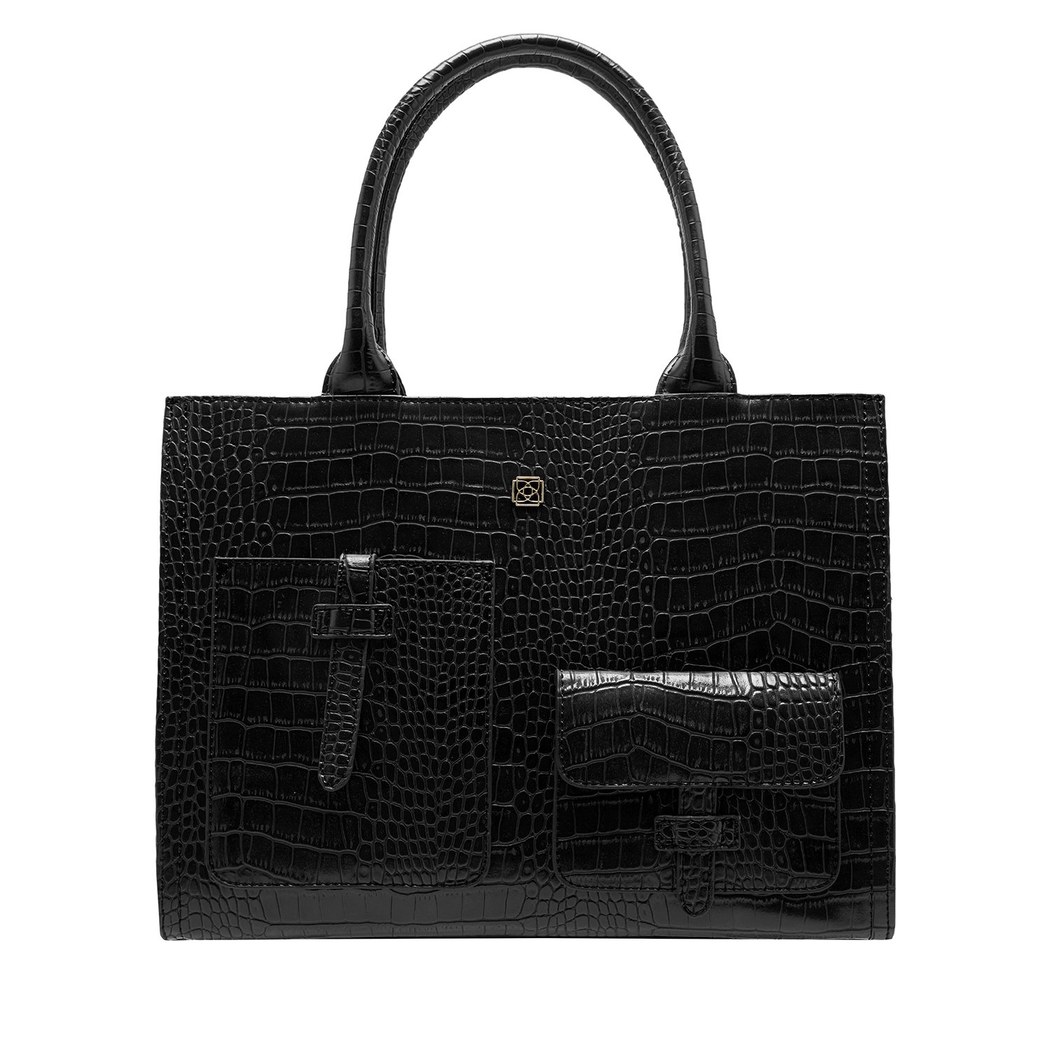 Carey Siyah Kadın El Çantası