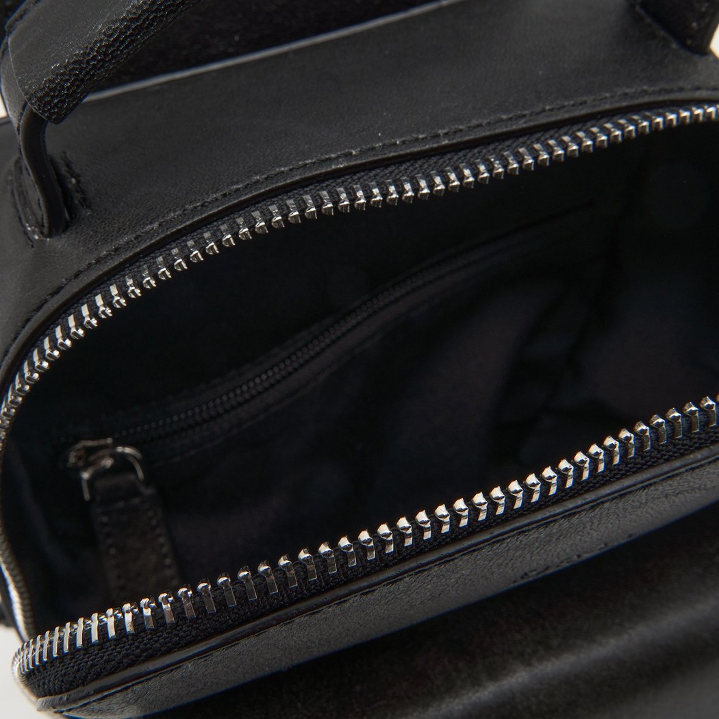 Carl Siyah Erkek Deri Çapraz Sırt Çantası