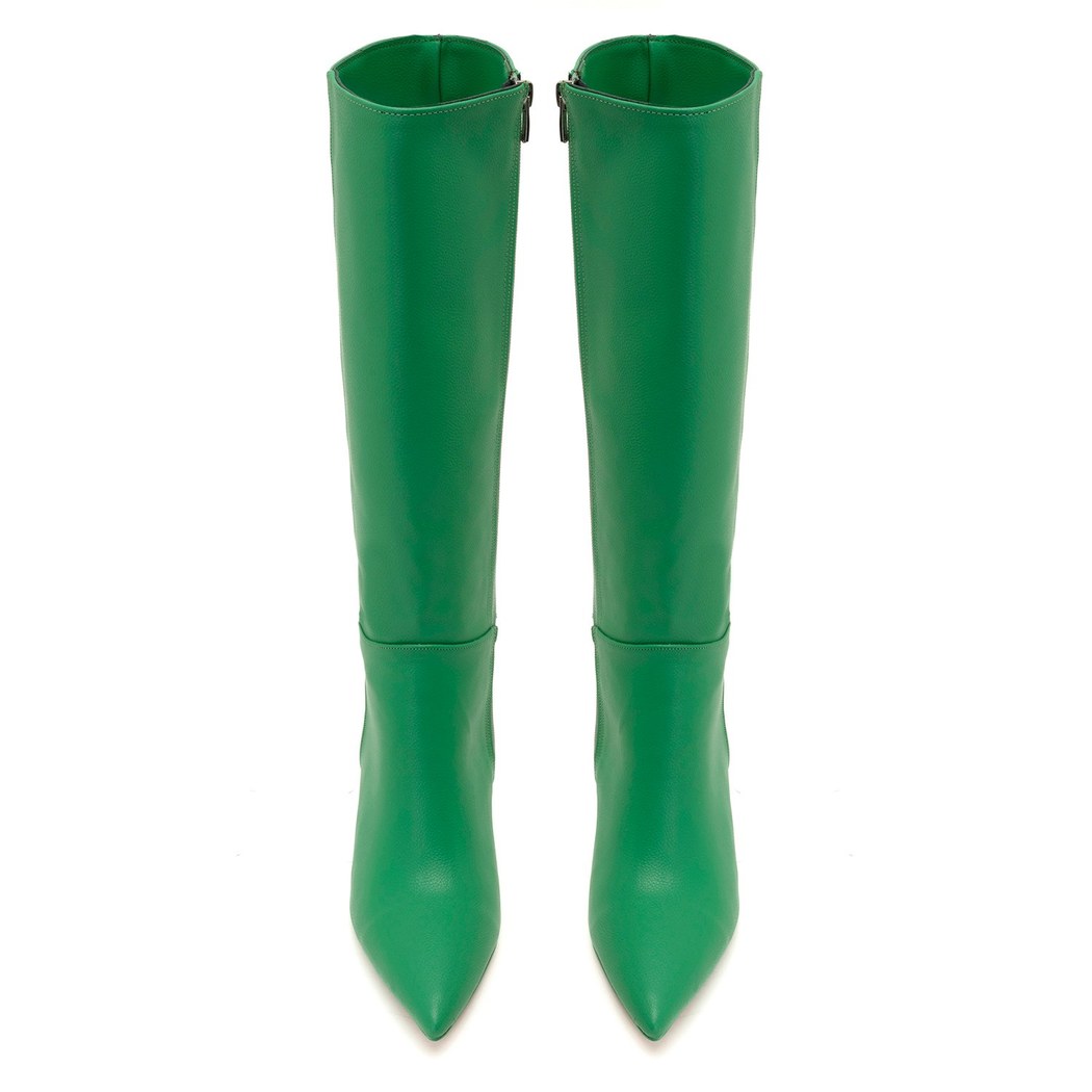Carmen Yeşil Kadın Topuklu Çizme