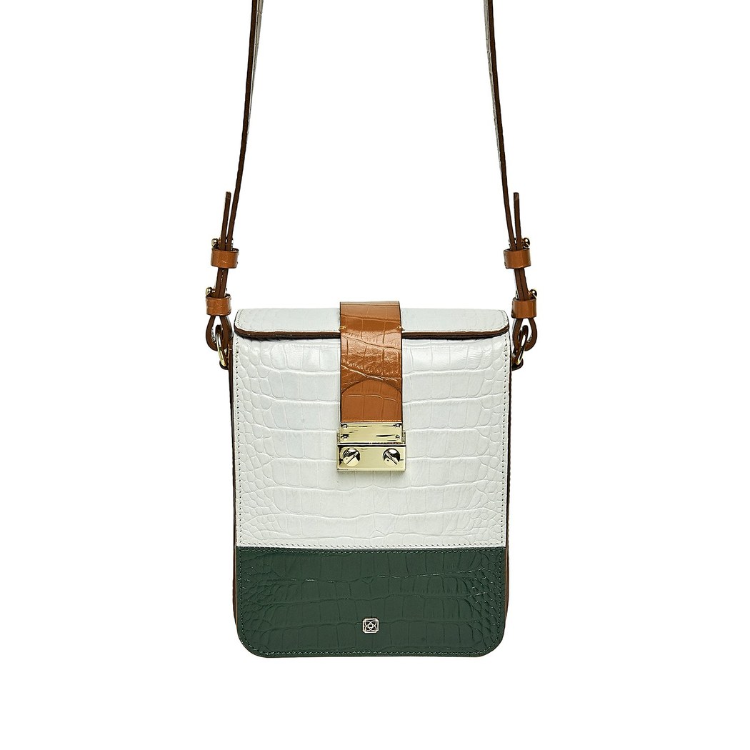 Carta Kadın Kroko Baskılı Deri Omuz Askılı Çanta