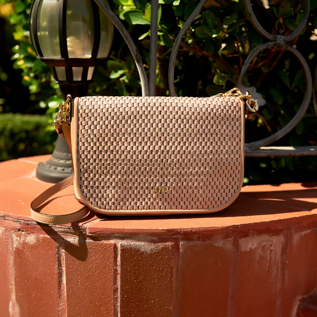 Carteiro Kadın Örgü Deri Postacı Çantası