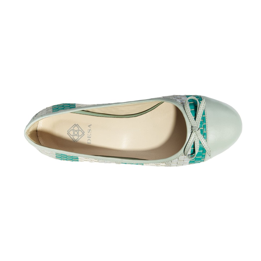 Cathlyn Kadın Örgülü Deri Babet