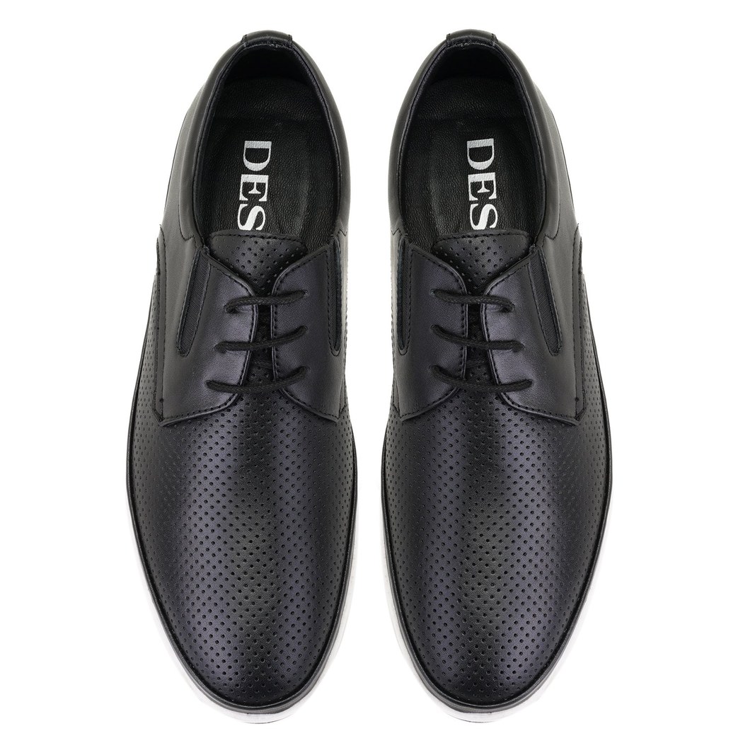 Celia Siyah Erkek Deri Günlük Ayakkabı