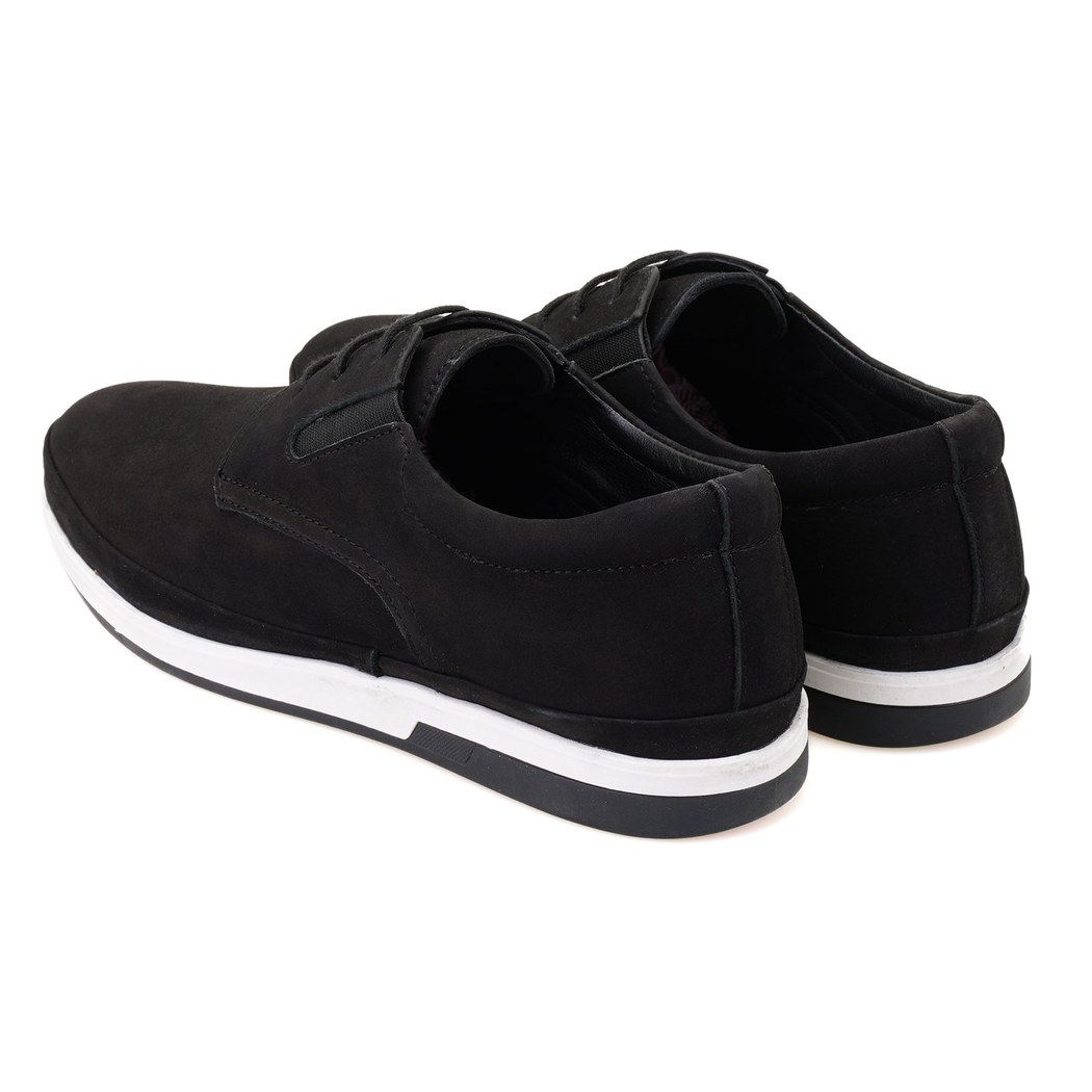 Celia Siyah Erkek Deri Günlük Ayakkabı