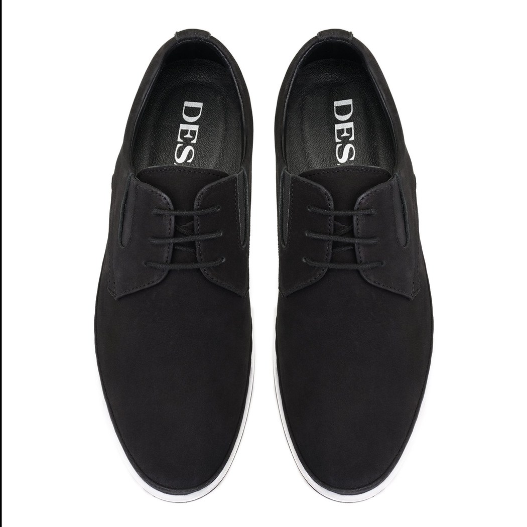 Celia Siyah Erkek Deri Günlük Ayakkabı