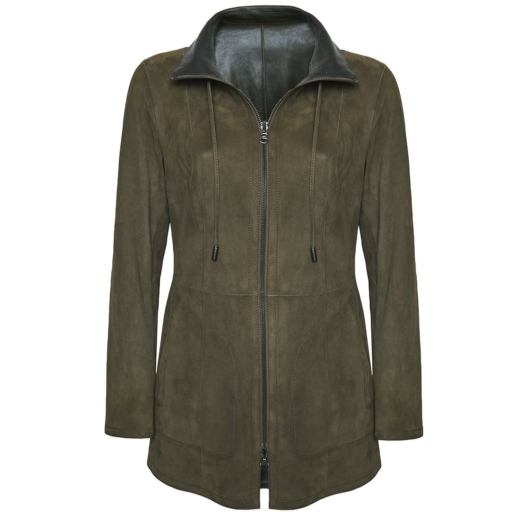 Chaima Kadın Çift Taraflı Deri Ceket