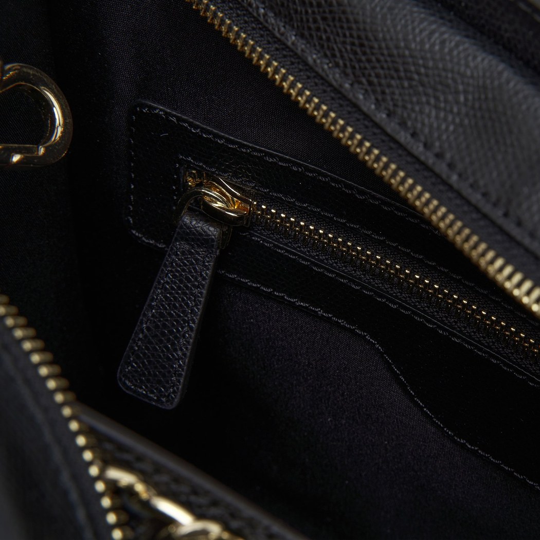 Chaıny Siyah Kadın Deri El Çantası 