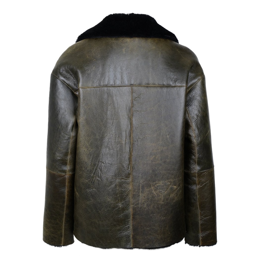 Charae Haki Kadın Eskitme Kürk Mont