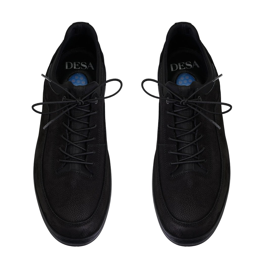 Charles Siyah Erkek Deri Günlük Ayakkabı