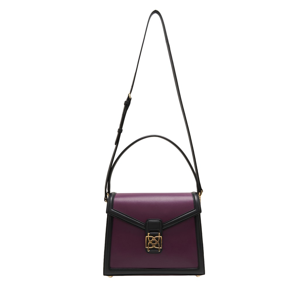 Chase Bordo Kadın Deri Omuz Çantası