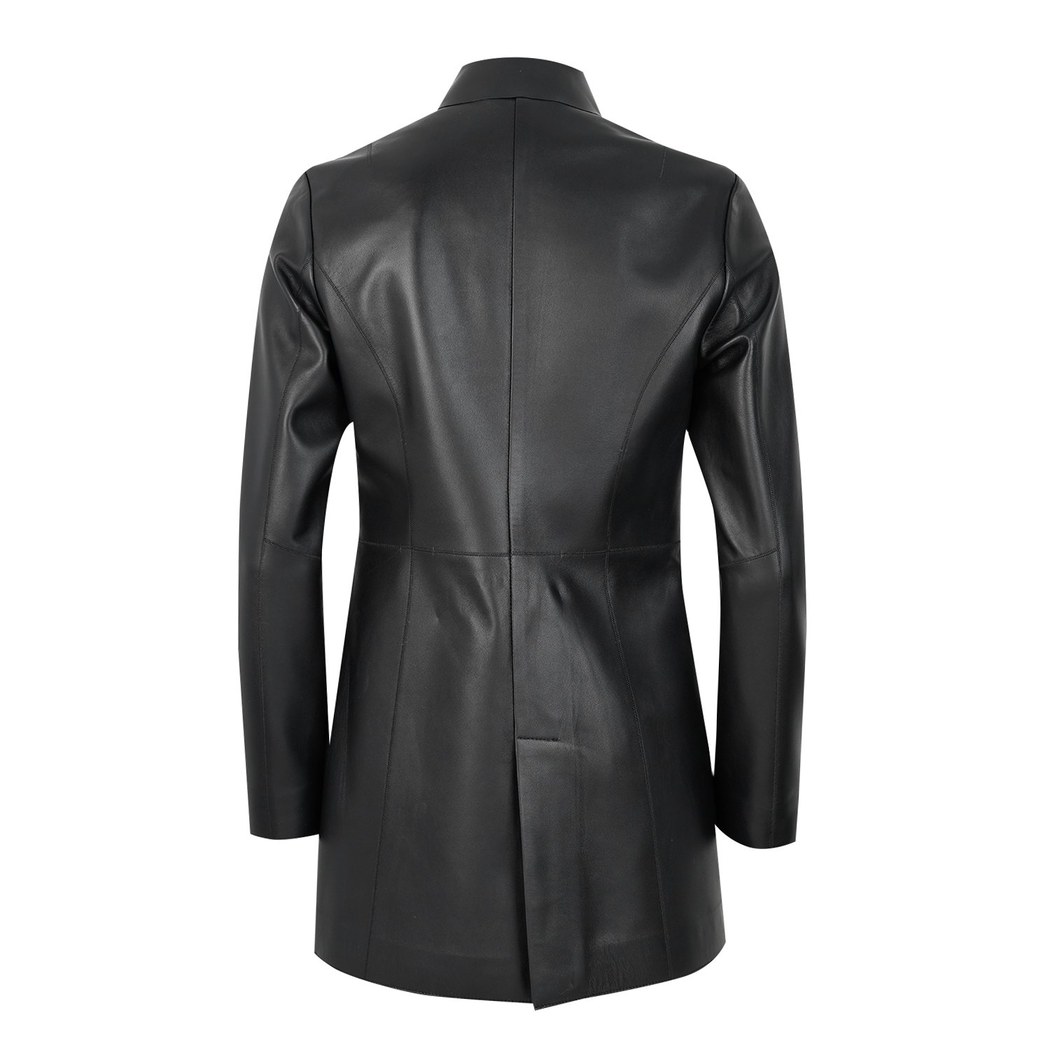 Cherlin Siyah Kadın Deri Mont