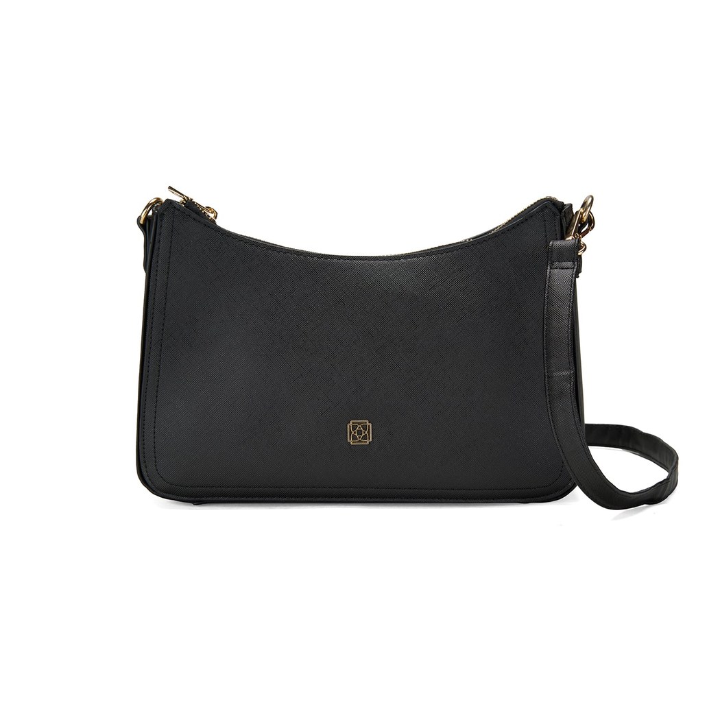 Chertan Siyah Kadın Omuz Çantası