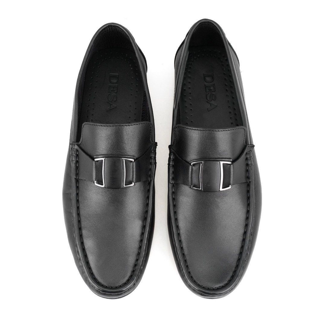 Chester Siyah Erkek Deri Loafer