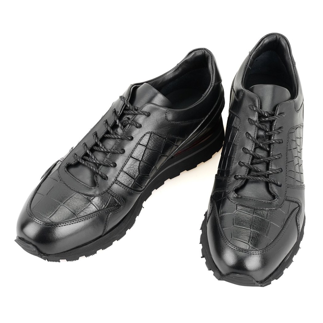 Chico Siyah Erkek Deri Spor Ayakkabı