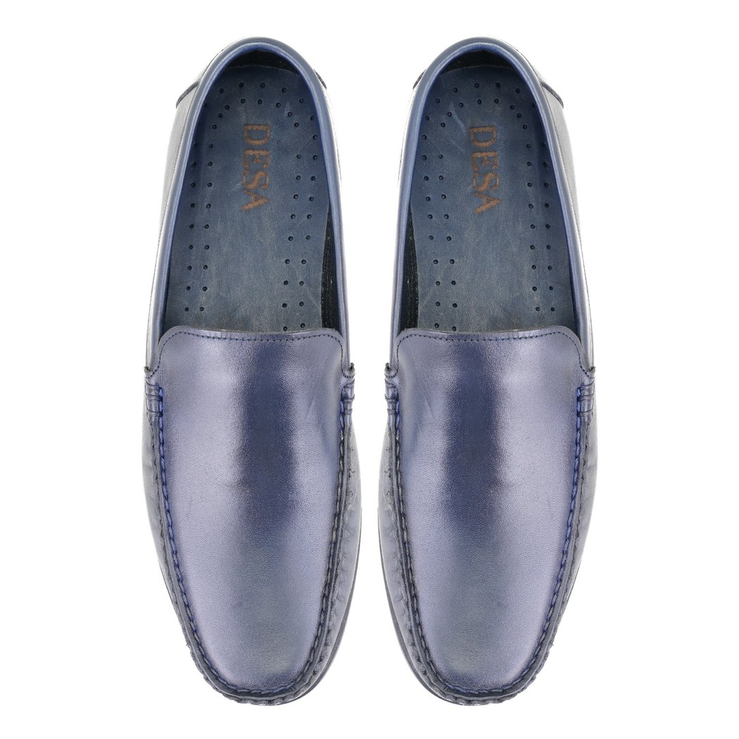 Ciara Lacivert Erkek Deri Loafer