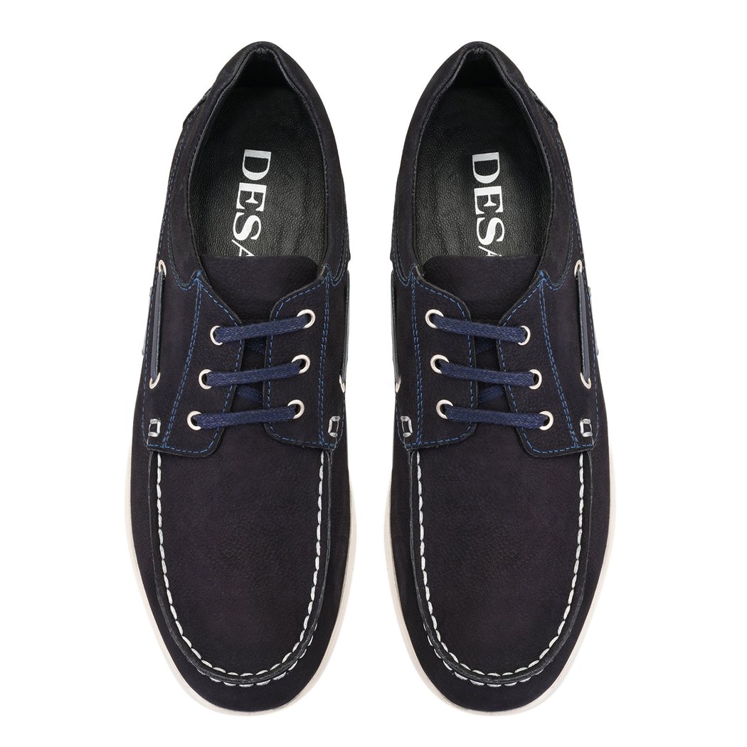 Cindy Lacivert Erkek Deri Günlük Ayakkabı