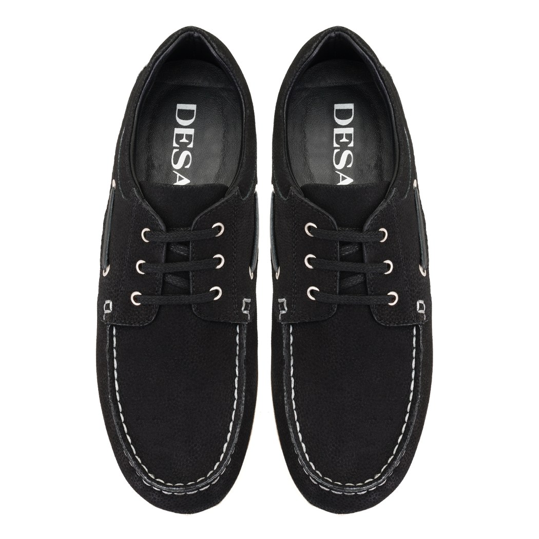 Cindy Siyah Erkek Deri Günlük Ayakkabı