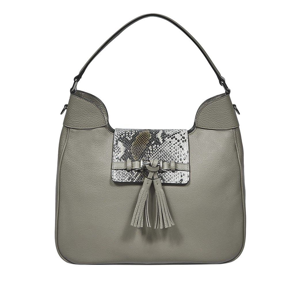 Clara Kadın Yılan Baskılı Deri Omuz Askılı Çanta