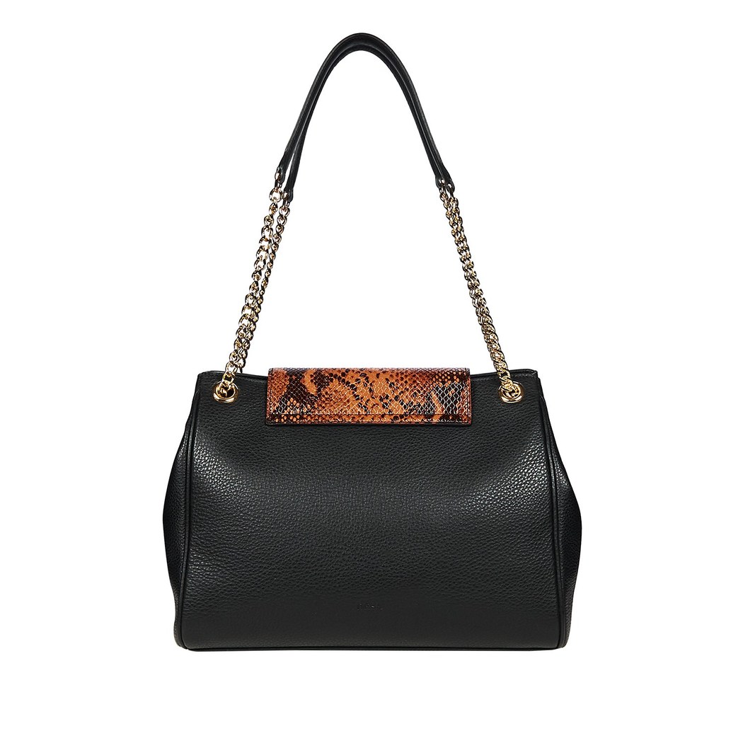 Clara Kadın Yılan Baskılı Deri Omuz Askılı Çanta