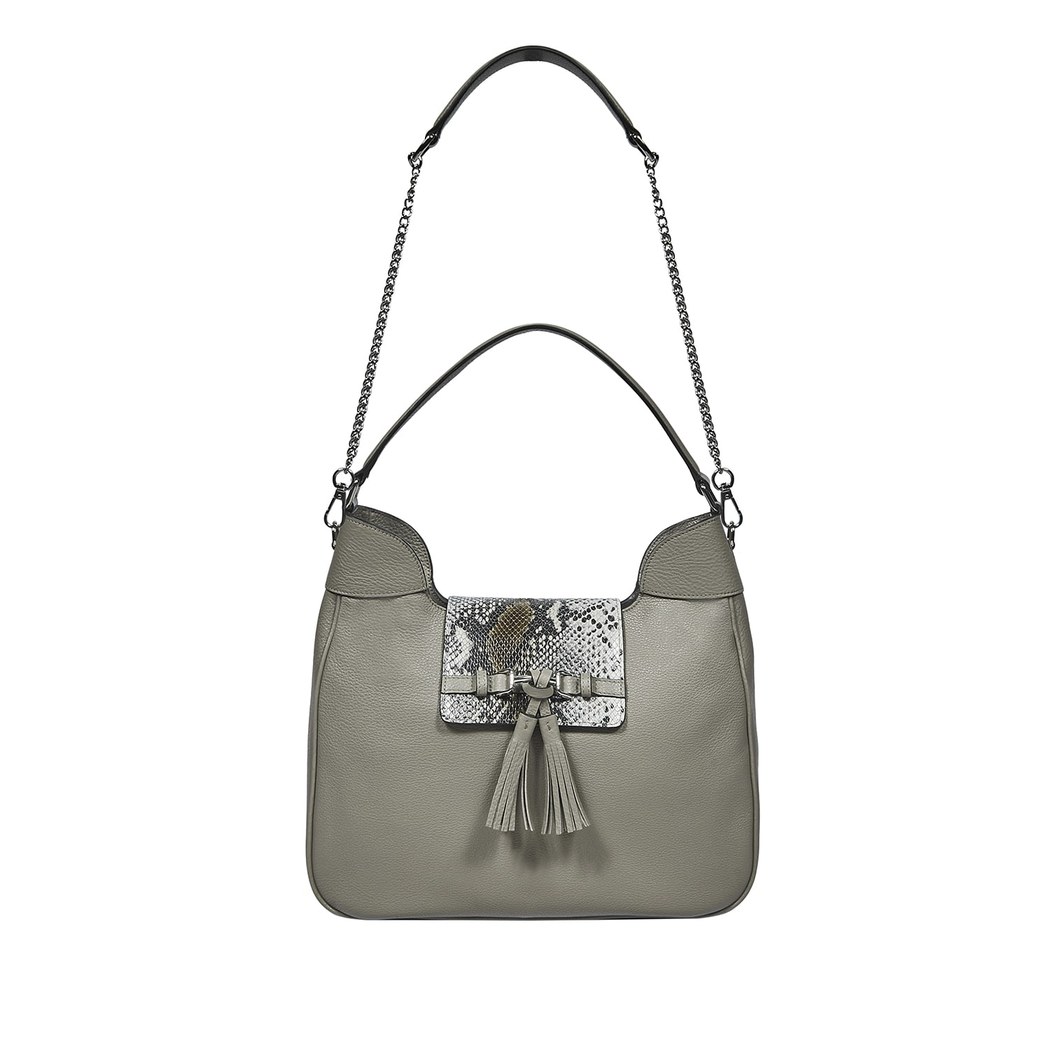 Clara Kadın Yılan Baskılı Deri Omuz Askılı Çanta