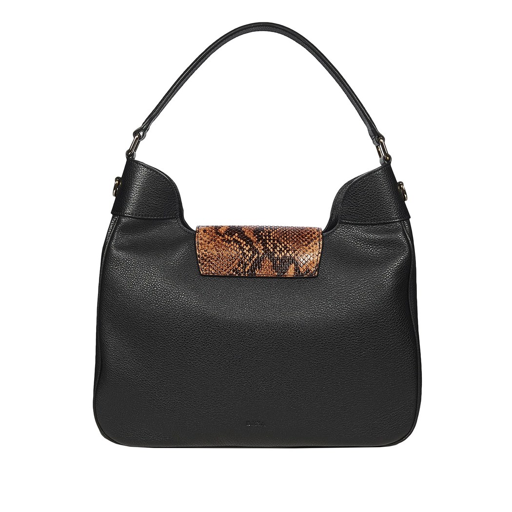 Clara Kadın Yılan Baskılı Deri Omuz Askılı Çanta
