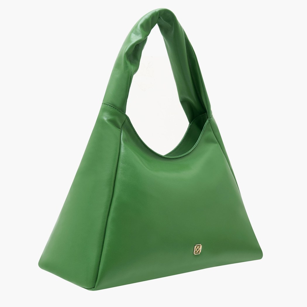 Cloudia Yeşil Kadın Deri Omuz Çantası 