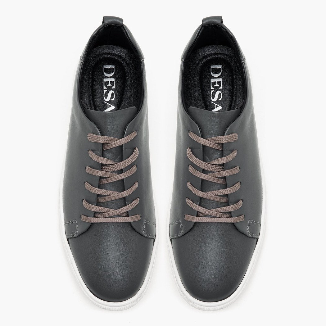 Clyde Gri Erkek Deri Spor Ayakkabı